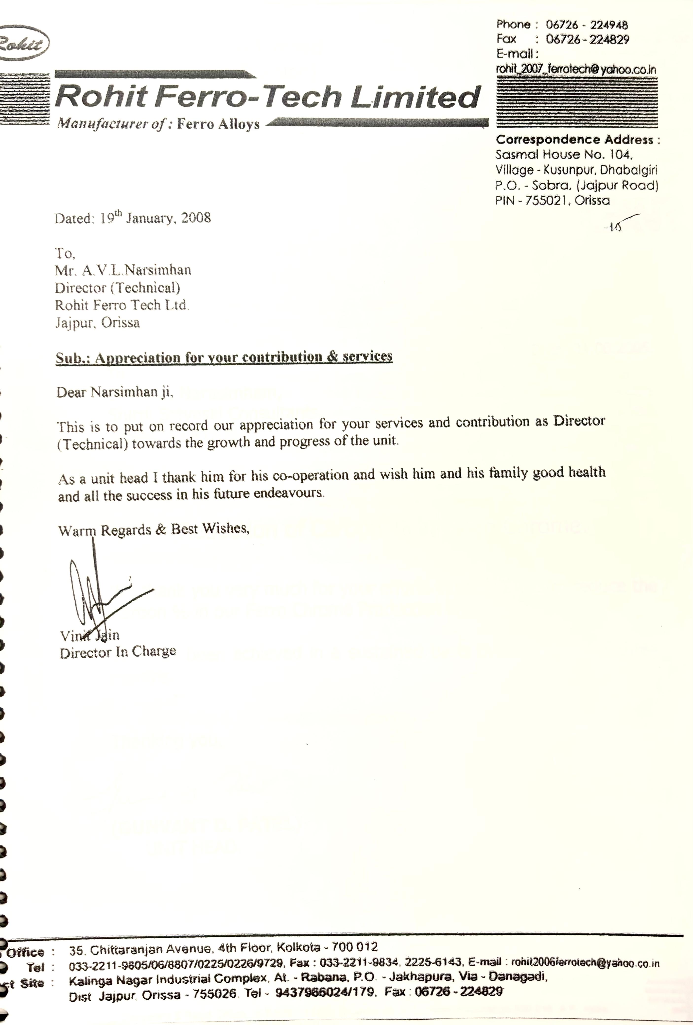 Certificate 15